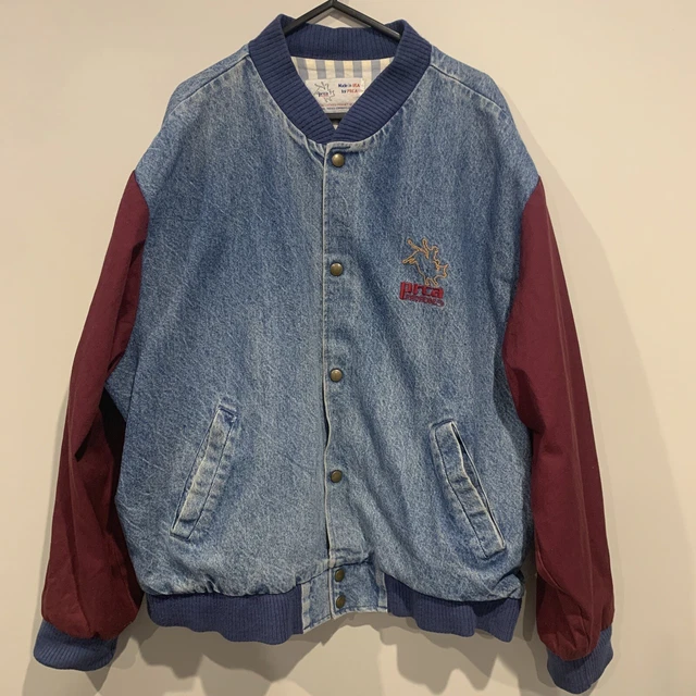 Pro Rodeo Jackets VINTAGE OFFICIAL PRCA Pro Rodeo Denim Varsity Jacket Womens Large $23. ...