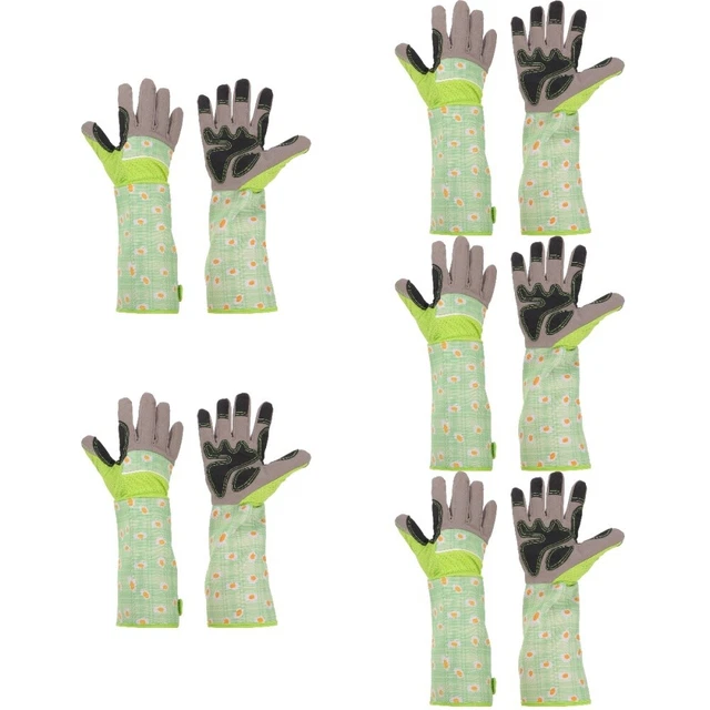 5 Pairs Gants De Jardinage Épine Manches Femmes Pour Hommes Travail