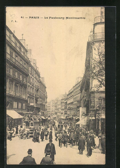 CPA Paris, Le Faubourg Montmartre