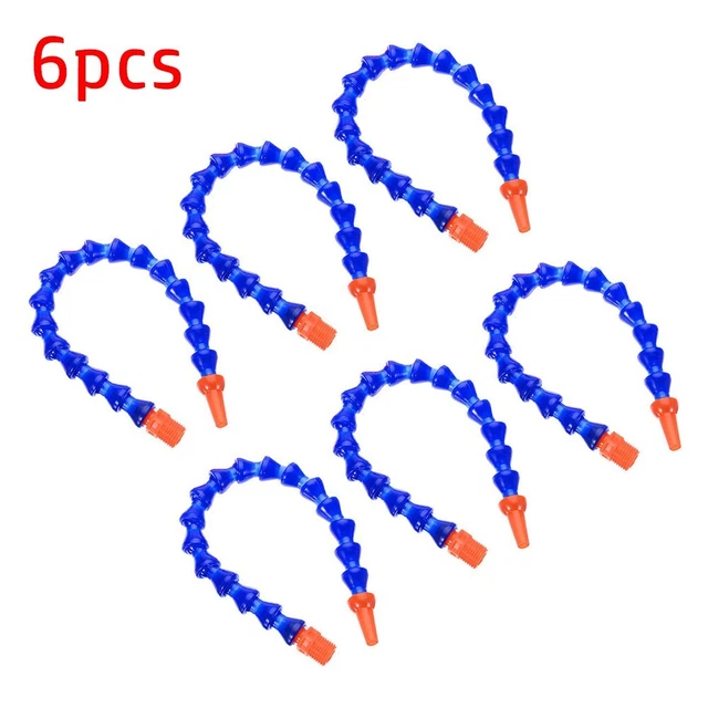 High Quality Plastic Coolant Pipes for Lathe 6pcs/lot 300mm Round Nozzle