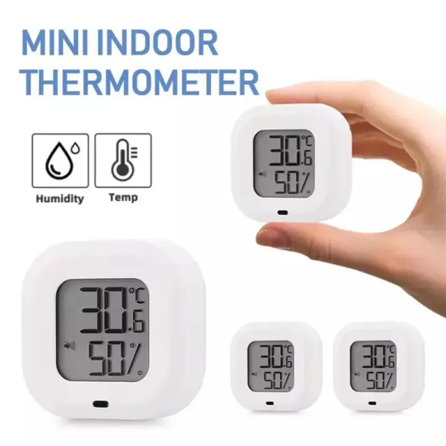Medidor inteligente de temperatura y humedad WiFi higrómetro termómetro monitor ~