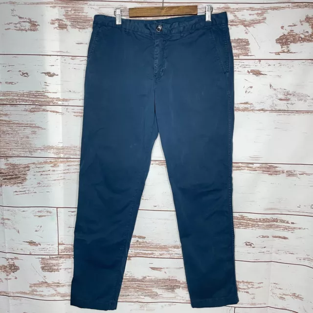 Paul Smith Navy Chino Pants Men's 34 Cotton