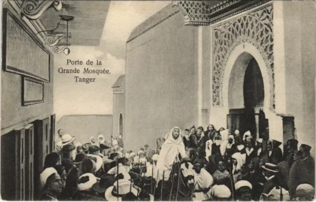 CPA AK Tanger - Porte de la Grande Mosquee MAROC (1083013)