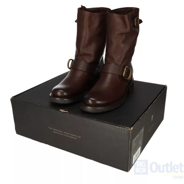 FRYE - Womens Veronica Short Boot 3476509 - Dark Brown - Size 5.5 - New with Box 3