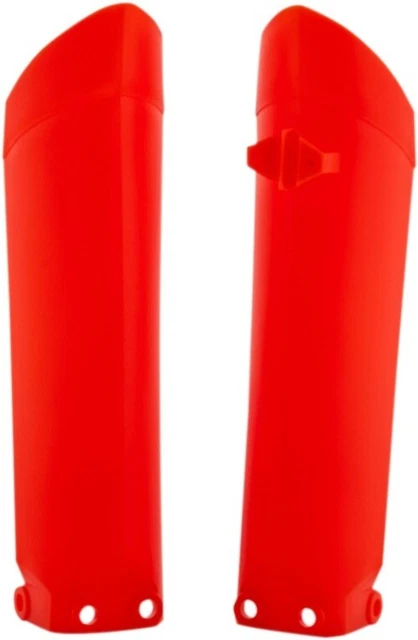 Acerbis 2319634617 Lower Fork Covers - Fluorescent Orange Custom Replacement
