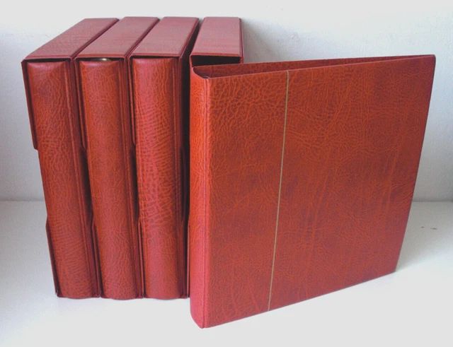 (R03) 4x KABE RINGBINDER RB 2000 + SCHUBER ROT SEHR GUT !!!