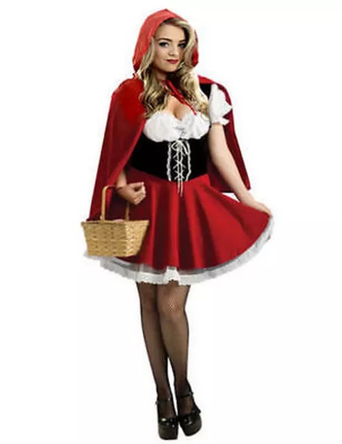 Ladies Halloween Fancy Dress Alice Dorothy Muffet Goldilock Riding Hood Costume