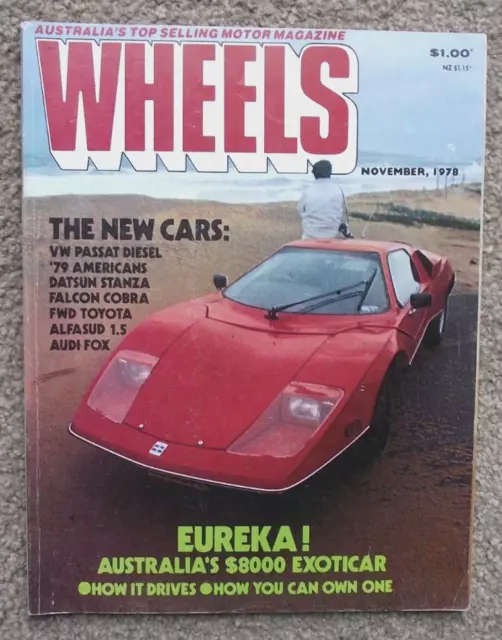 Wheels magazine, November 1978 - BMW 733i, Mazda 121L, Datsun, Alfasud, Subaru