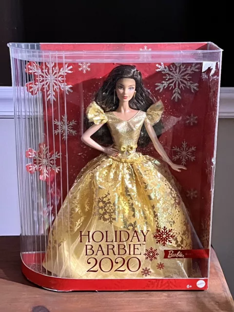 Brunette holiday barbie 2020 deals