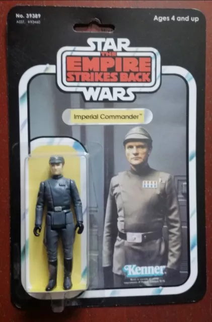 STAR WARS VINTAGE KENNER CUSTOM IMPERIAL COMMANDER MOC no meccano palitoy uzay