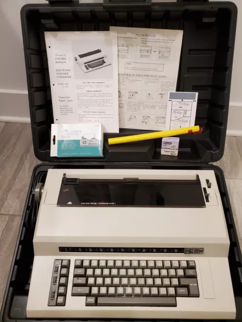 Sears Electronic Portable Typewriter - Electronic Communicator 161.53010