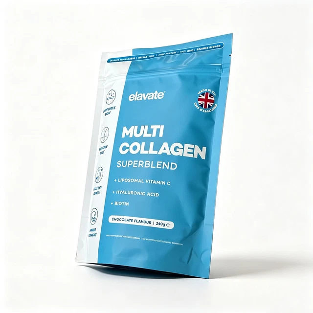 2PACK ELEVATE MULTI Collagen Superblend Chocolate Flavour, 2x240g UK ...