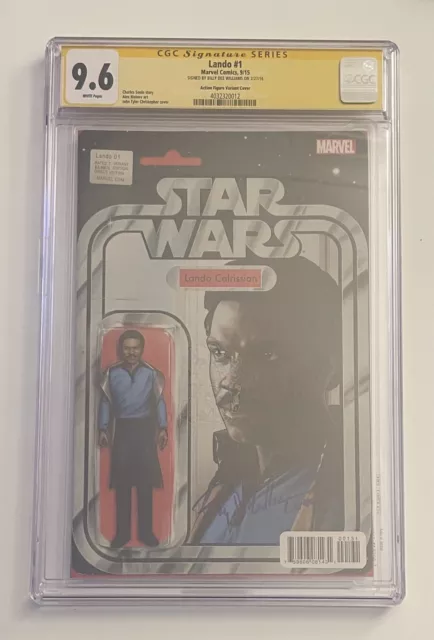 Star Wars Lando #1D CGC SS 9.6 signed Billy Dee Williams Action Figure Variant