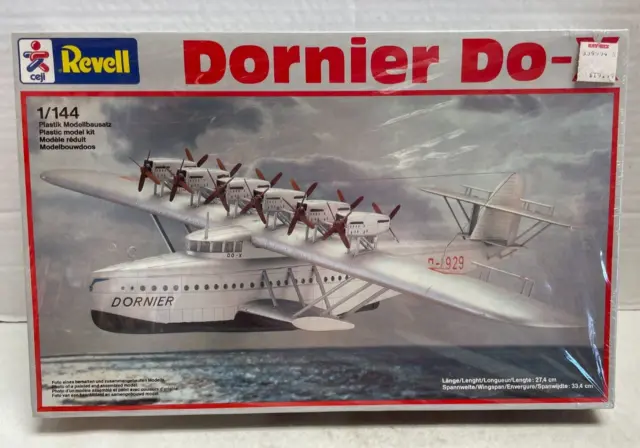 Revell Dornier Do-X 1:44 Scale Plastic Model Kit SEALED in Box 1984