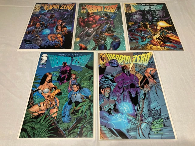 Weapon Zero T-4 T-3 T-2 T-1 0 Vol II 1 2 NM to NM- 9.4 1995 1996 Complete
