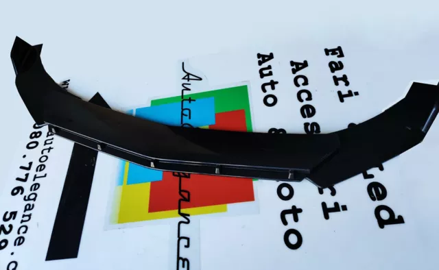 Ford Focus 3 Mk3 St Splitter Paraurti Anteriore Nero Lucido Look Rs - 3P 2