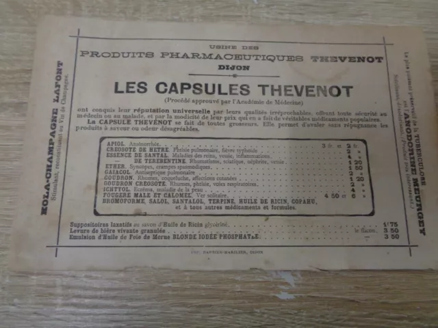 Rare Buvard Ancien Dijon