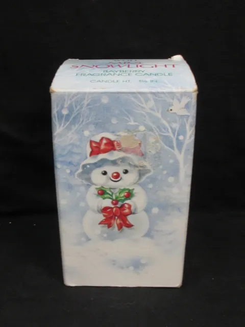 Vintage Avon Mrs. Snowlight Bayberry Fragrance Candle