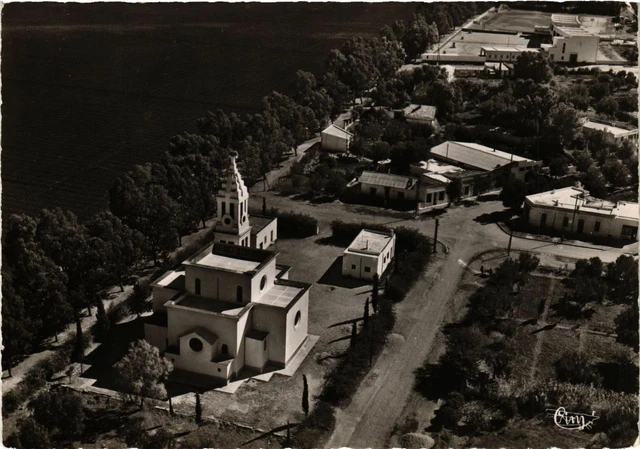 CPM AK MAROC Petitjean-Vue aerienne, sur l'Église (343098)