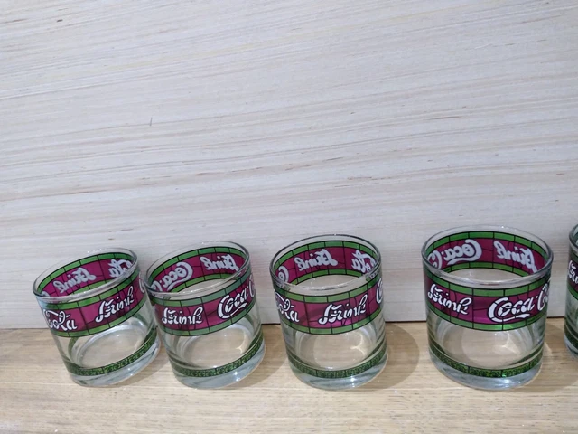 Ottimo stato set 6 bicchieri Coca Cola  vintage Tiffany Liberty anni 70