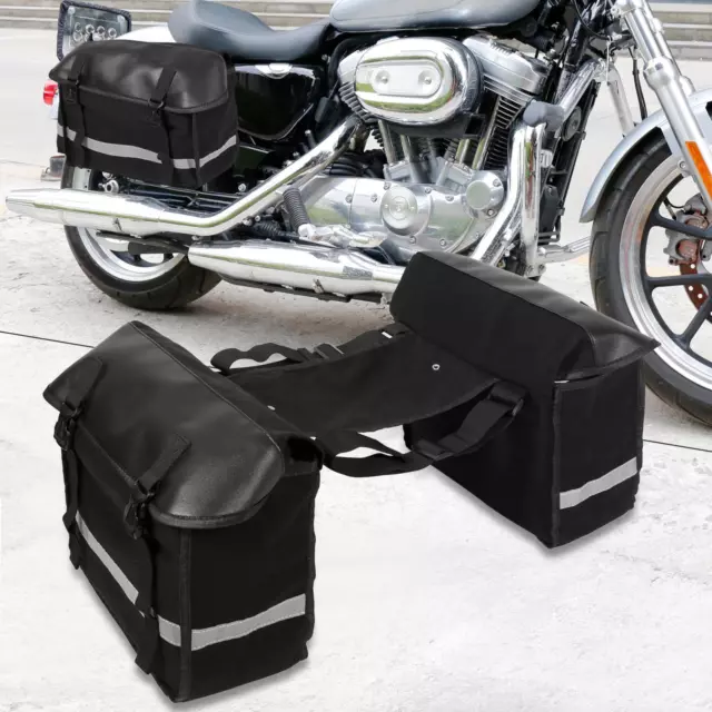 1 Paar Motorrad Satteltasche Fahrrad Gepäcktasche Wasserdichtes Nylon