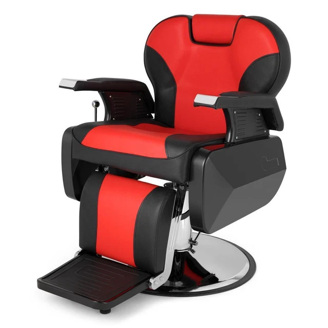All Purpose Hydraulic Recline Barber Chair Salon Beauty Equipment Black & Red All Purpose Hydraulic Recline Barber Chair Salon Beauty Equipment Black & Red