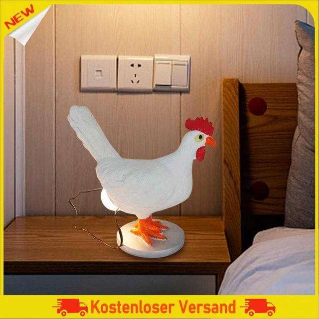 Creative Chicken Shaped Lamp Desktop Ornaments Bedside Living Room Night Lights