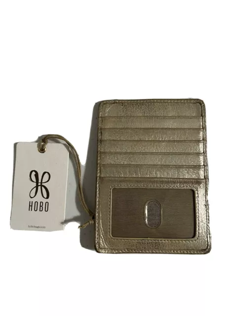 Hobo International EURO SLIDE CARD WALLET SILVER