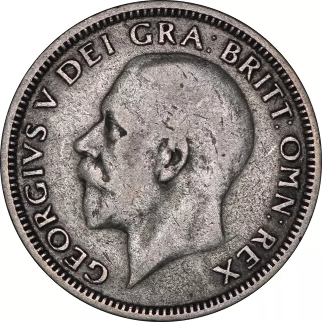 1935 King George V British Silver Shilling Coin - VF - SPINK 4039 2