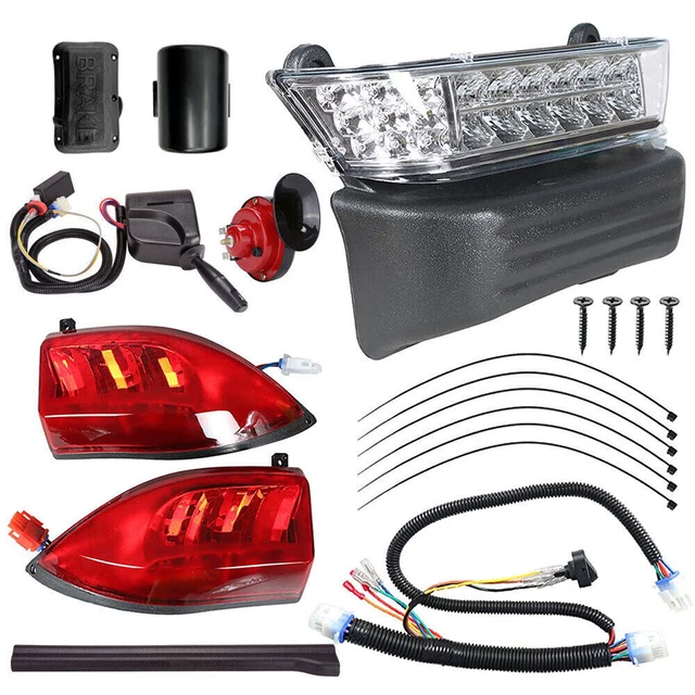 DELUXE GOLF CART LED Light Kit for Club Car Precedent 2004up with Turn