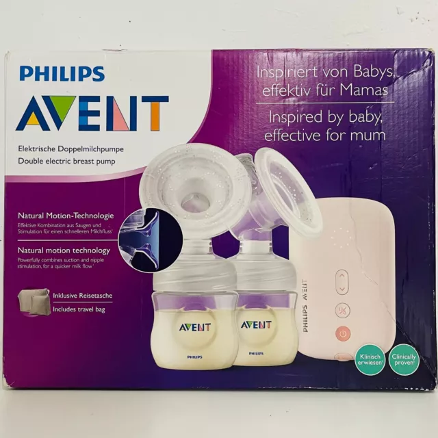 Philips Avent Elektrische Doppelmilchpumpe (Modell SCF397/11) 2