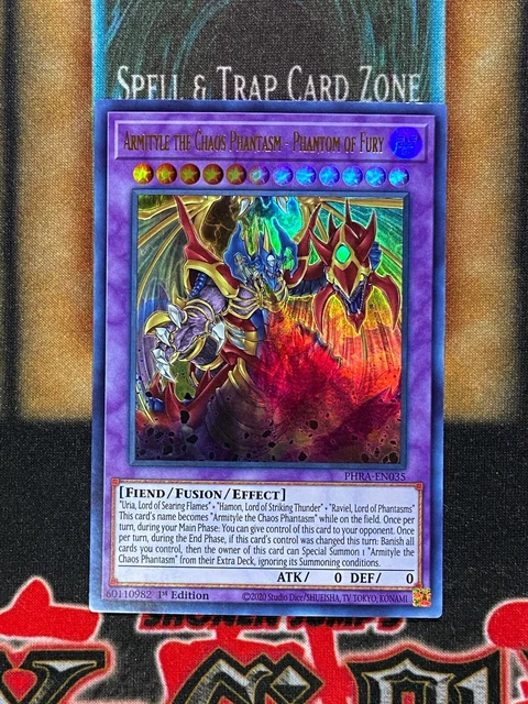 Yugioh Armityle The Chaos Phantasm - Phantom Of Fury PHRA-EN035 Ultra 1st Ed NM