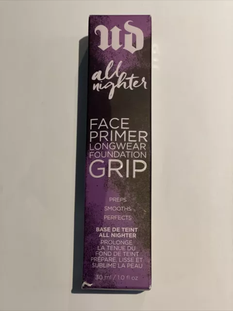 Urban Decay All Nighter Face Primer Longwear Foundation GRIP 30ml/1.0 Fl Oz. NEW