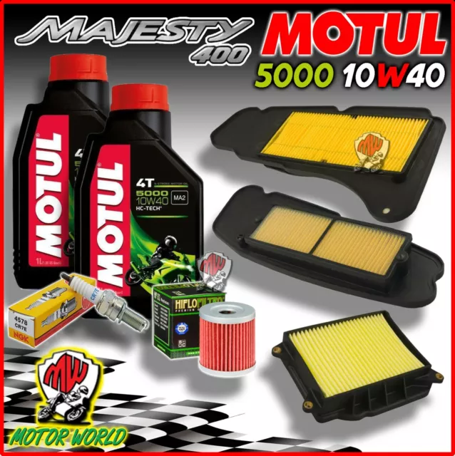 Kit Tagliando Yamaha Majesty 400 2007 2008 Olio Filtri Candela Yp Yp400