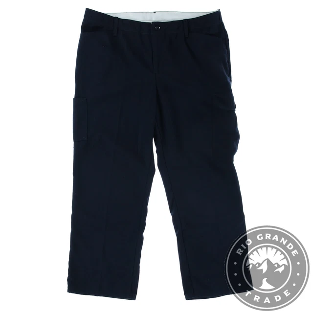 NEW Bulwark FR Women's Protection Lightweight FR Cargo Pants in Navy - 16