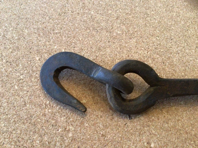 Rare Blacksmith Made Hook & Eye Bolt Excellent 3