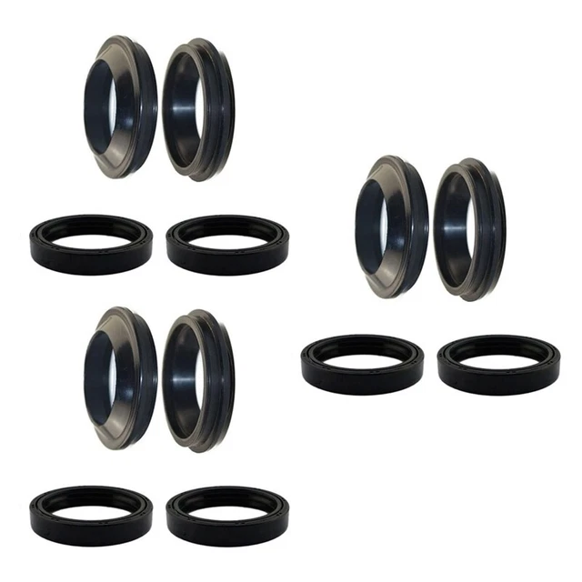 3x guarnizioni olio ruota anteriore moto e guarnizioni polvere per CB-1 CB1 CB4C9B9