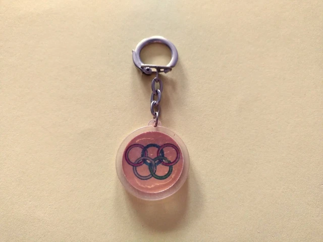 Porte-clés BOURBON Patinage JEUX OLYMPIQUES GRENOBLE Keychain