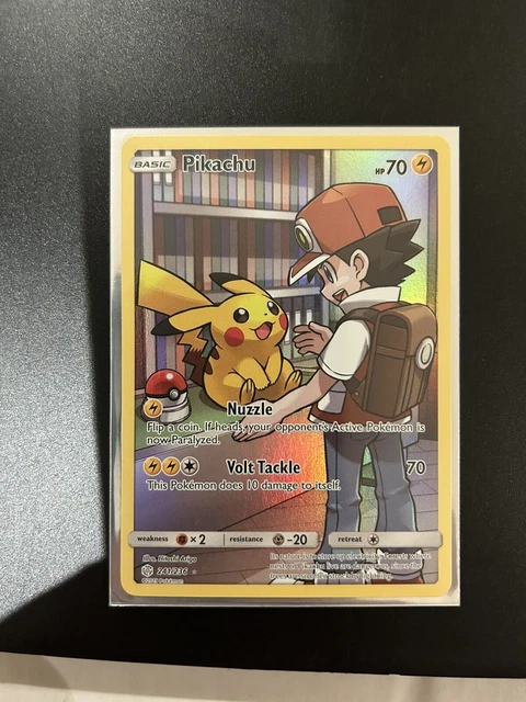 Pokémon TCG Pikachu Sun & Moon - Cosmic Eclipse 241/236 Holo Secret Rare
