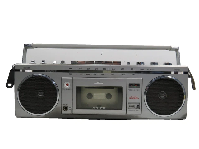 Ghettoblaster Vintage SANYO M7900 - Boombox - Entièrement Révisé Et Fonctionnel
