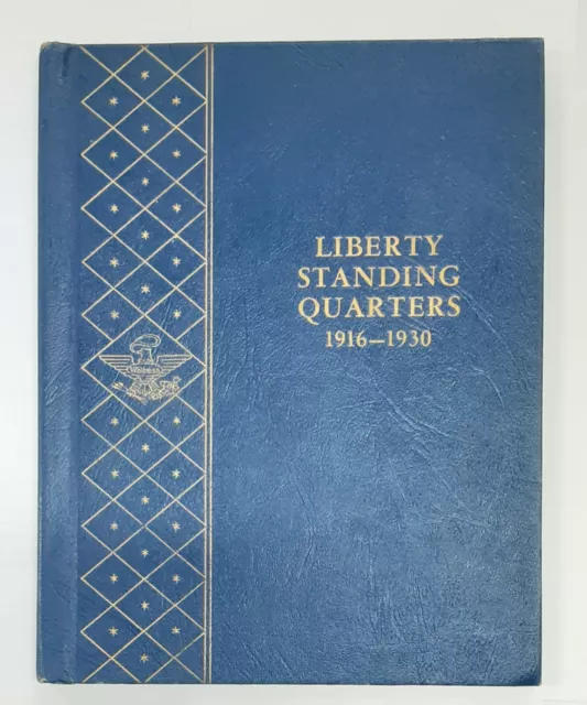 Whitman Coin Album-Liberty Standing Quarters 1916-1930- #9417 ONE ONLY