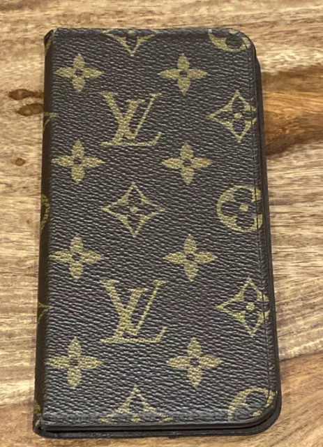 Authentic Louis Vuitton Monogram Folio Iphone 6 Case M61422 LV 9108F