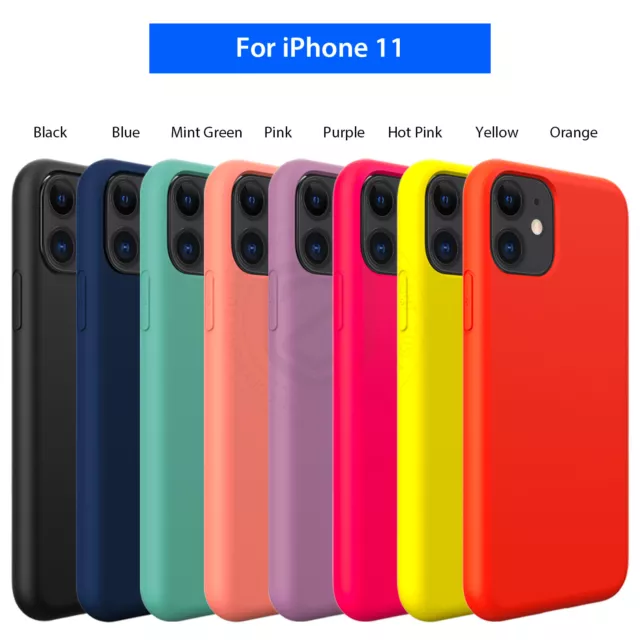 For iPhone 12 11 Pro Max Mini X XS XR 8 7 6s Plus Case Silicone shockproof Cover