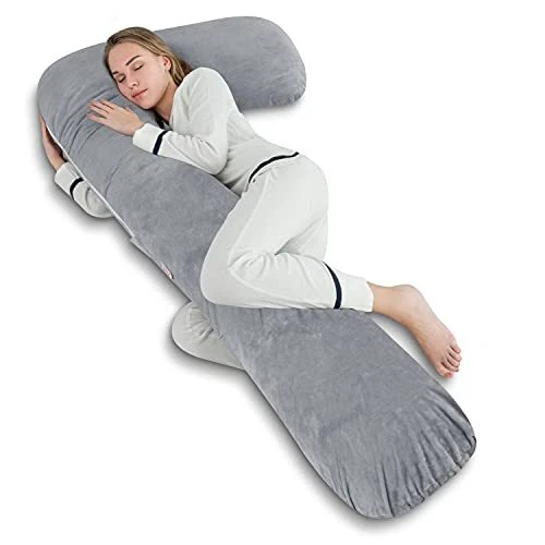 Full Body Pregnancy Pillow, Maternity Pillow for Pregnant Women and Side Slee...