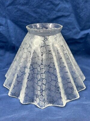 Antique Original Lace Style Lamp Light Glass Sconce Shade Vintage Art Deco