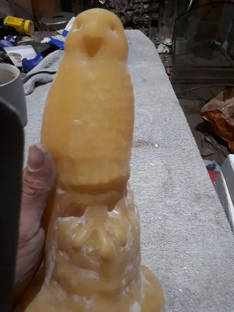 Un molde de látex supercast de un pájaro piensa un pájaro de presa... ¿parot?