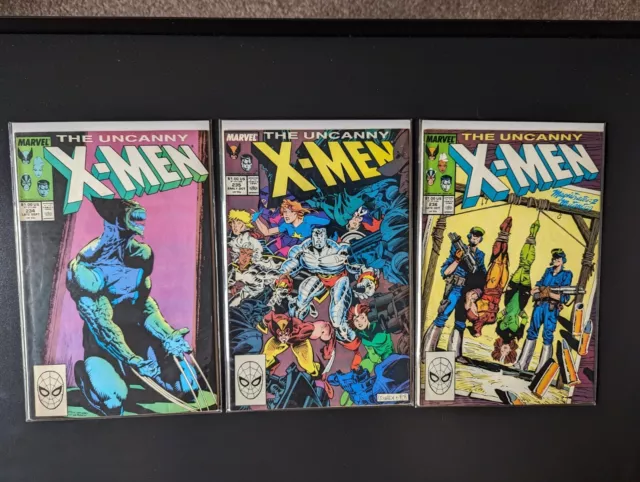 The Uncanny X-Men 234, 235, 236 - Marvel Comics