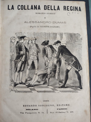 Alessandro Dumas 1869. Romanziere illustrato ASCANIO 