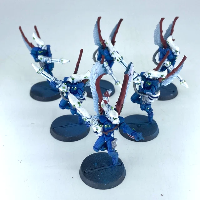 Games Workshop Warhammer 40,000 - Aeldari : Swooping Hawks - Escouade Aéroportée Agile 6 Figurines