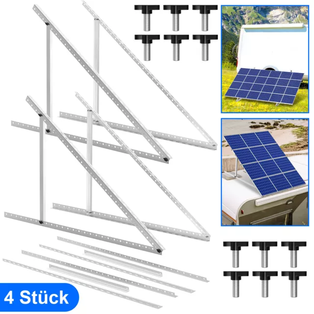 PV Halterung 104cm Solarpanel Solarmodul 0°-90° Aufständerung Photovoltaik